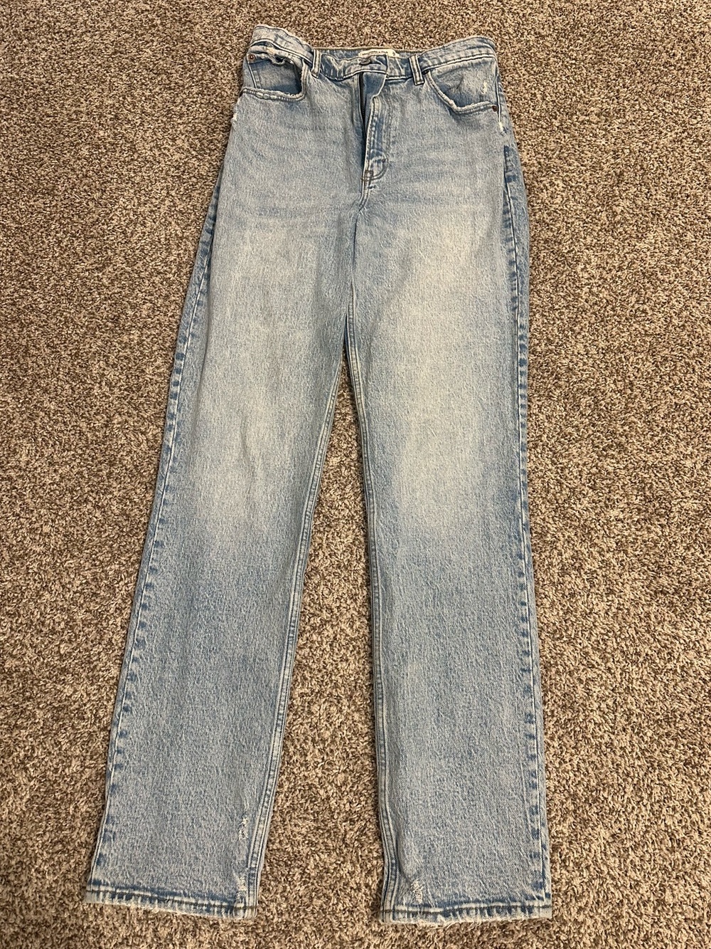 Abercrombie & Fitch The 90’s straight ulta high rise Jeans